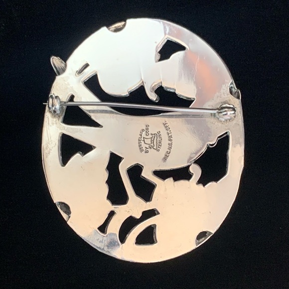 Vintage Coro Sterling Bird Brooch - Picture 2 of 16